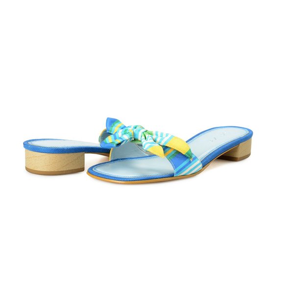 Unisa Women's Multicolor Heeled Flip Flops Sandals Shoes - Picture 8 of 8